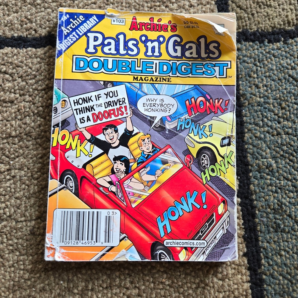Archie's Pals 'n Gals Double Digest Magazine No. 103 Vintage Comic Book Digest